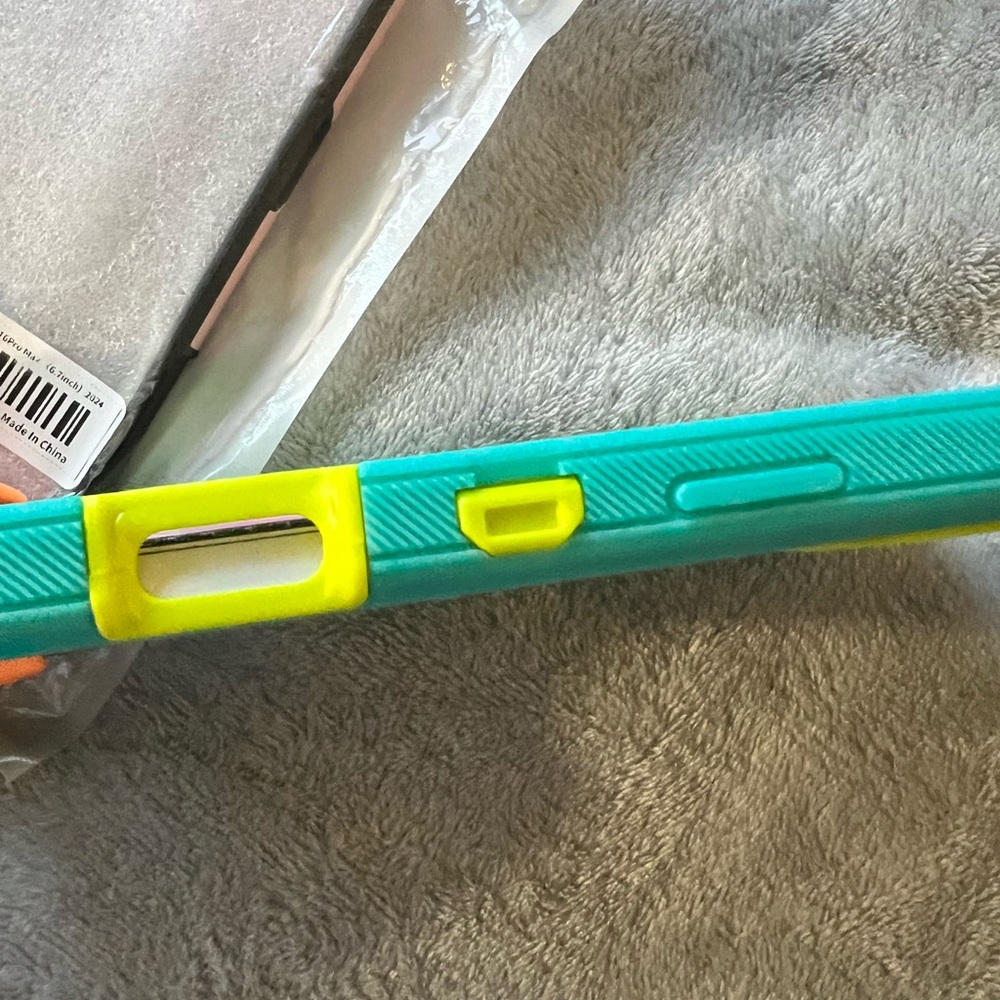 Teal and Yellow Phone Case